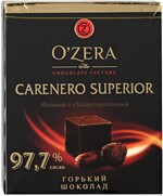 Шоколад O'Zera Gourmet 97,7% горький Carenero Superior, 90г