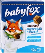 Шоколад Baby Fox Детский полосатый молочный 90г