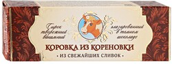 Сырок Коровка из Кореновки творожный глазированный ванильный в темном шоколаде 23% 50 г