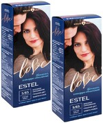 Крем-краска для волос ESTEL Love 5/65 Спелая вишня, 115мл Россия, 115 мл