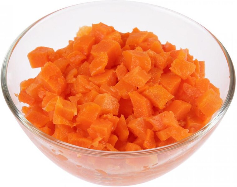 Морковь ФЭГ отварная кубики 0,25кг