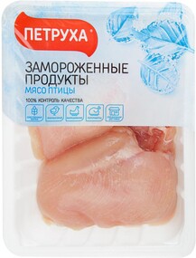 Филе тушки цыпленка-бройлера Петруха большое замороженное в лотке, вес