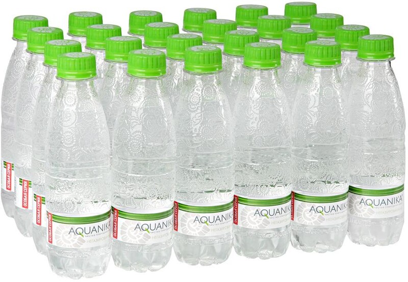 Вода Акваника высшей категории негазированная ПЭТ, 0,25л