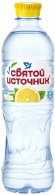Вода Святой Источник с соком лимона природная питьевая 0,5л