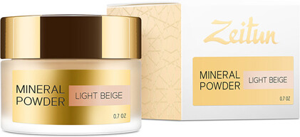 Минеральная пудра рассыпчатая №1, светлая, new design Zeitun, 50 г