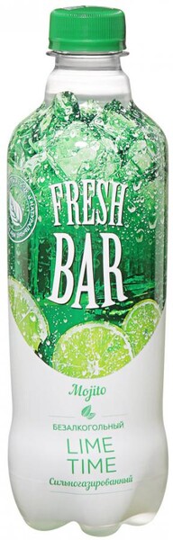Напиток Fresh Bar Mojito (Мохито) безалкогольный сильногазированный, 480мл