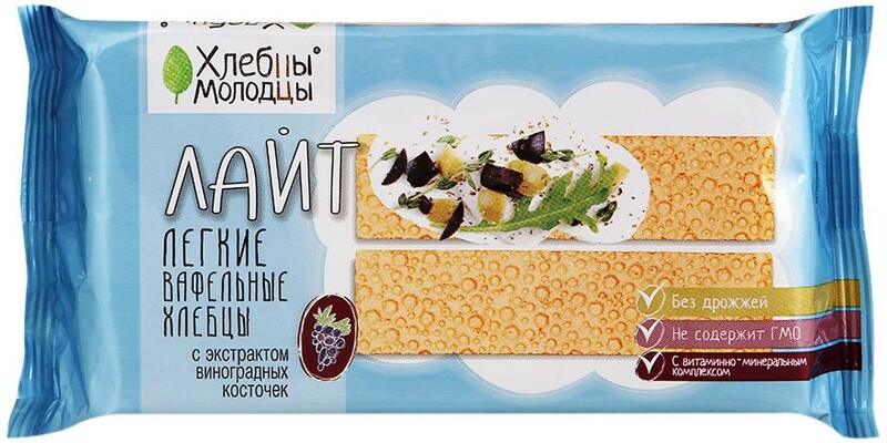 Хлебцы вафельные Хлебцы-молодцы 