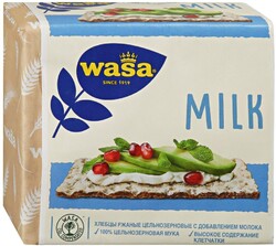 Хлебцы Wasa Milk ржаные цельнозерновые с добавлением молока 230 г