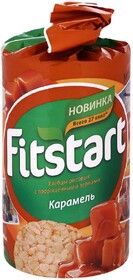 Хлебцы Fitstart рисовые Карамель 100г