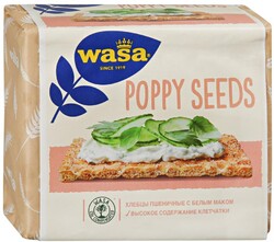 Хлебцы Wasa Poppy Seeds пшеничные с белым маком 240 г