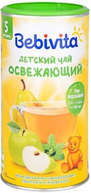 Чай Bebivita Освежающий с яблоком грушей и мелиссой с 6 месяцев 200 г