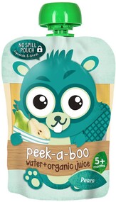Сок Peek-a-boo с грушей прямого отжима без сахара с 5 месяцев 150 мл