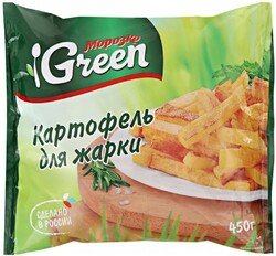 Картофель Морозко Green для жарки резаный замороженный 450 г