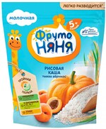 Каша сухая молочная ФрутоНяня Рисовая с тыквой и абрикосом, с 5 месяцев, 200 г