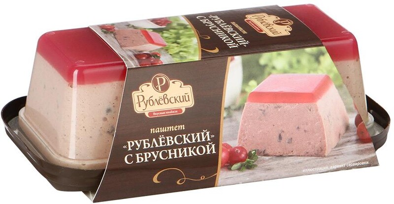 Паштет Рублевский с брусникой, 200г