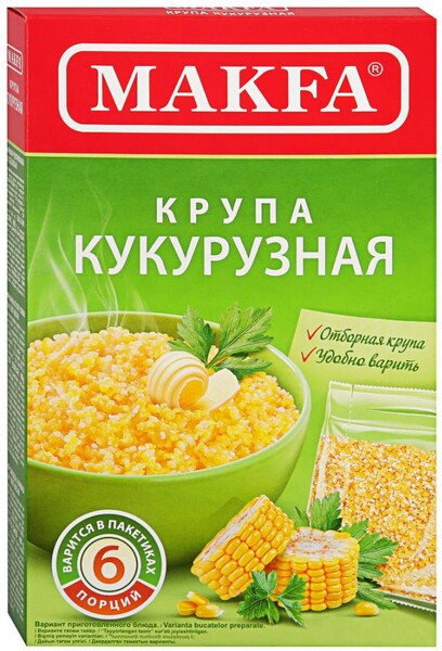 Крупа Makfa кукурузная №4 0,4кг