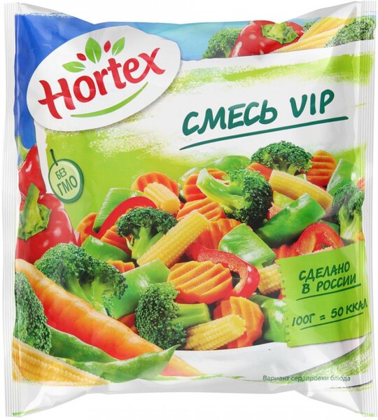 Смесь овощная Hortex VIP замороженная 400 г