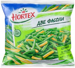 Смесь овощная Hortex Две фасоли быстрозамороженная 400 г