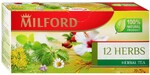 Напиток Milford 12 трав чайный 20 пакетиков по 2.25 г