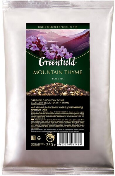 Чай Greenfield Mountain Thyme черный листовой 250 г