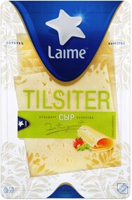 Сыр полутвердый Laime Тильзитер нарезка 50% 150 г