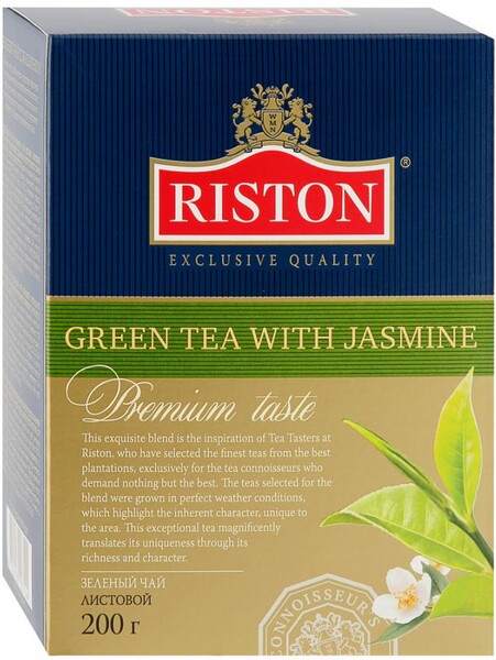 Чай Riston With Jasmine зеленый крупнолистовой 200 г