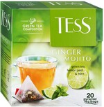 Чай Tess Ginger Mojito зеленый 20 пирамидок по 1.8 г