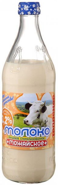 Молоко Можайское топленое стерилизованное 3.2% 450 мл