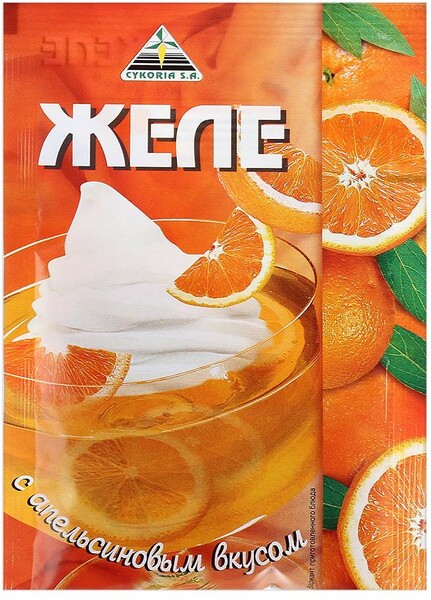 Желе Cykoria апельсиновое 50г