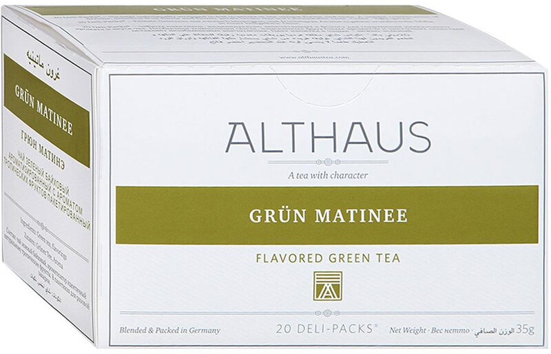 Чай Althaus Grun Matinee зеленый 20 пакетиков по 1.75 г