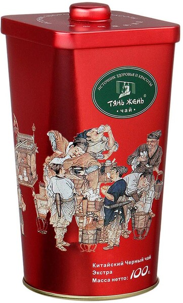 Чай Тянь-Жень Китайский Экстра черный крупнолистовой 100 г