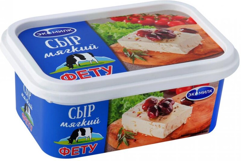 Сыр мягкий Экомилк Фета 45% 250 г