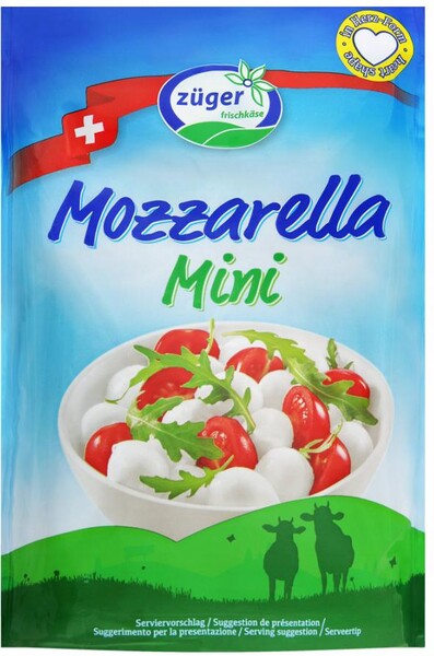 Сыр мягкий Zuger Моцарелла мини 45% 150 г