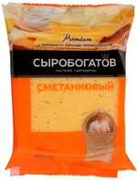 Сыр полутвердый Сыробогатов Сметанковый 50% 200 г
