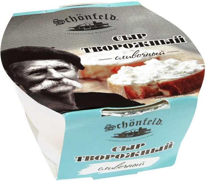 Сыр творожный Schоnfeld сливочный 65 % 140 г