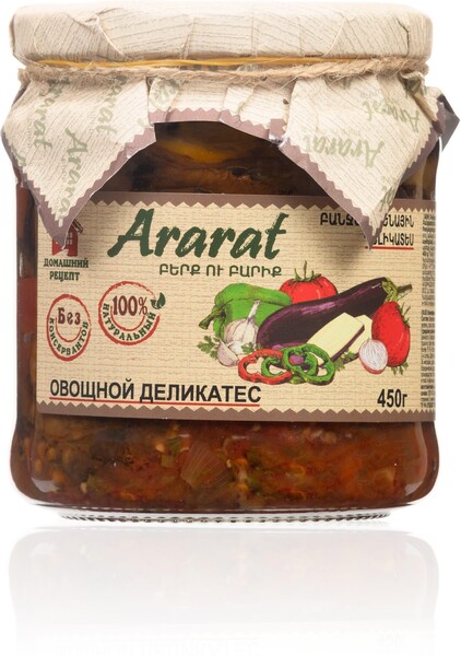 Овощной деликатес, Арарат, 450 гр., стекло