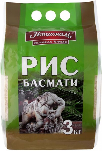 Рис Националь Басмати 3кг