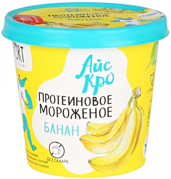 Мороженое АйсКро с протеином Банан без сахара 75 г