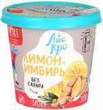 Десерт АйсКро Сорбет Лимон имбирь без сахара с L-карнитином замороженный 75 г