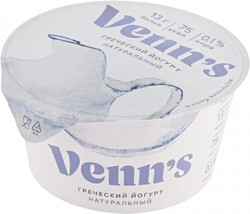 Йогурт Venn's Греческий обезжиренный 0.1% 130 г