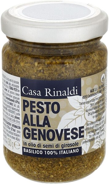 Крем-паста Casa Rinaldi песто Генуя в подсолнечном масле, 130г