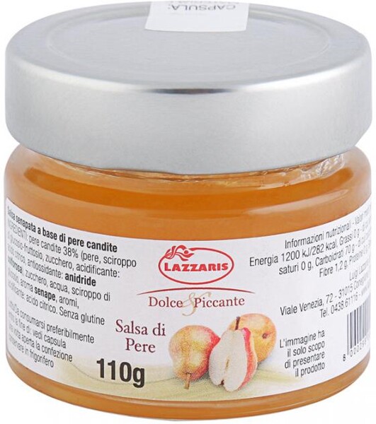 Соус фруктовый Lazzaris из груши Сальса ди пере 0,11кг