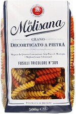 Макаронные изделия La Molisana Fusilli Tricolore (Спиральки с добавлением томатов и шпината) № 309, 500г