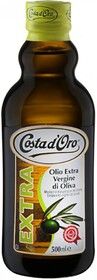 Масло оливковое Costa d'Oro Экстра нерафинированное 0,5л