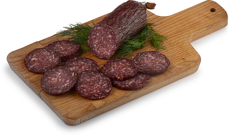 Колбаса с/к Полярная из оленины Норильский МПК Россия