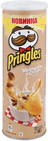 Чипсы картофельные Pringles со вкусом белых грибов со сметаной 165 г