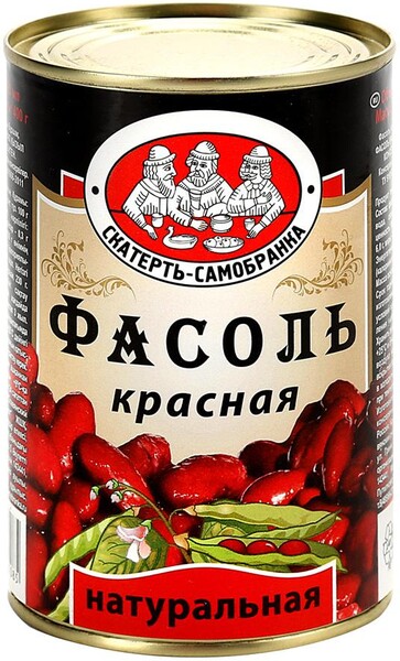 Фасоль Скатерть-Самобранка красная натуральная 400 г