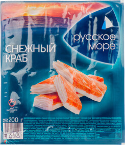 Крабовые палочки Русское море Снежный краб, 200г