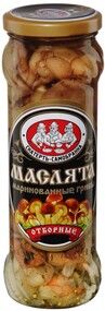 Маслята Скатерть-Самобранка маринованные отборные 370 мл