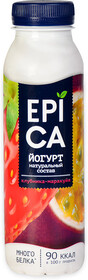 Йогурт Epica питьевой клубника маракуйя 2.5% 260 г